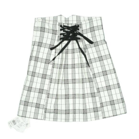 ANK ROUGE hime gyaru plaid buckle detail sukapan skirt - Picture 7 of 10
